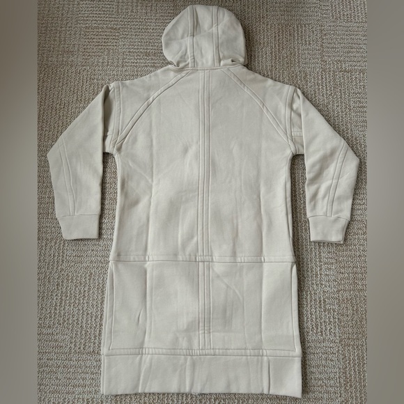 NWT Athleta Tenacity Duster Hoodie Sweatshirt Jacket in Putty - Size XS - Picture 8 of 14